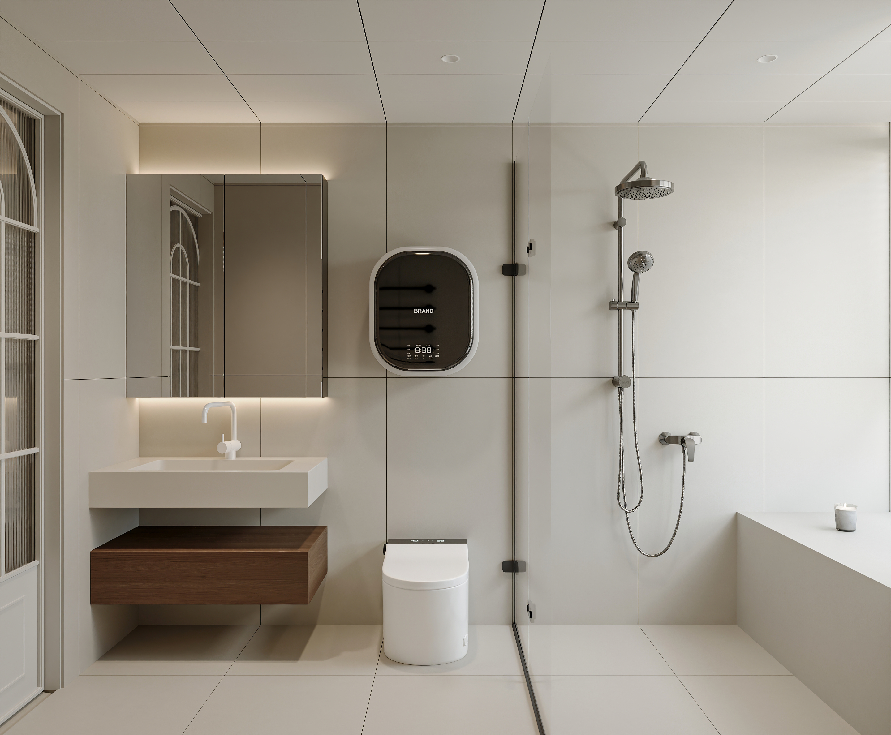 奶油中古客餐厅卧室卫生间丨近期表现-12