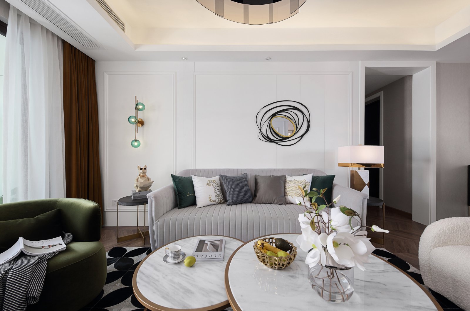 南京轻奢风的居住空间-12