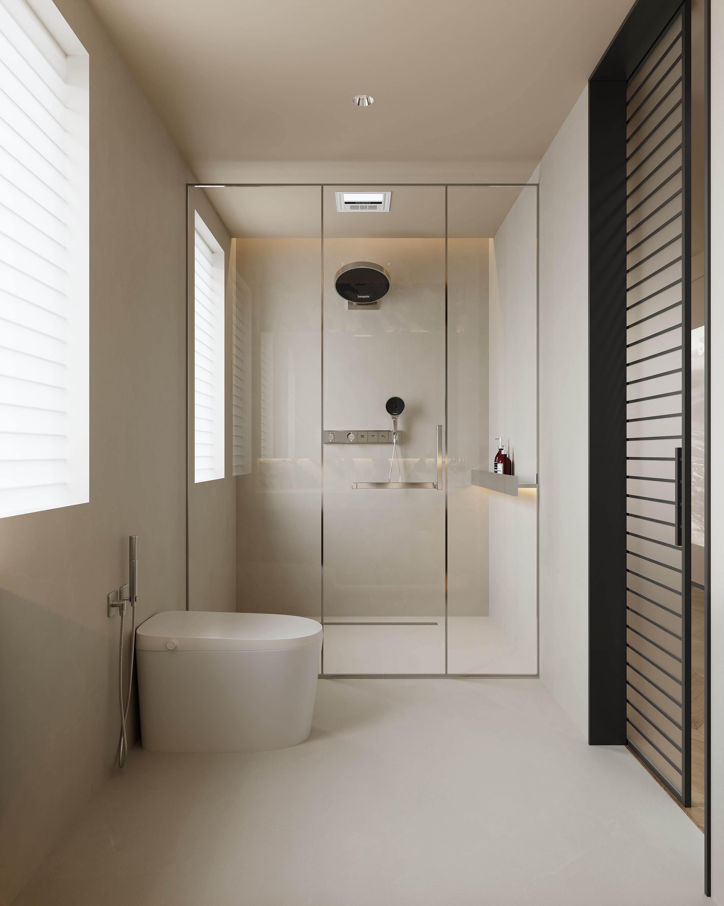 沈阳  万科新都心  186㎡ 现代简约风格效果表现-17