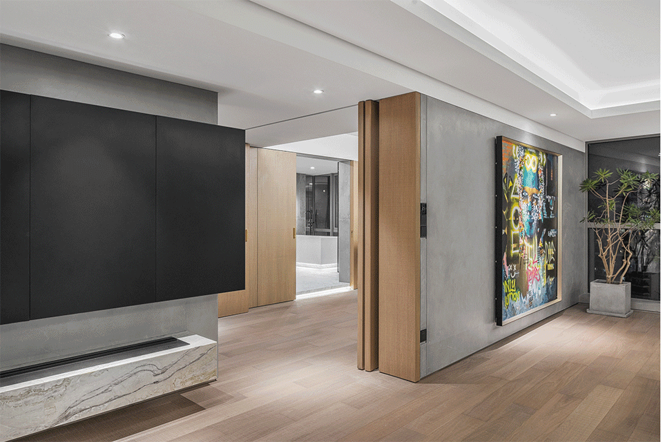 180㎡简约大平层,一个人住,也要很精致!-13