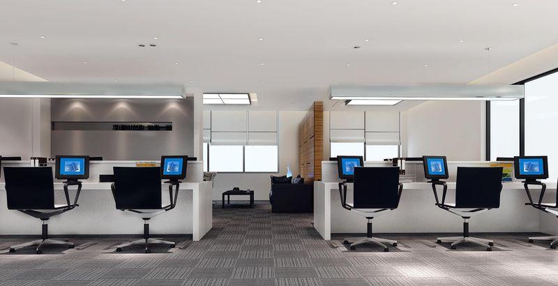 烟台惠通网络科技现代简约办公楼设计-12