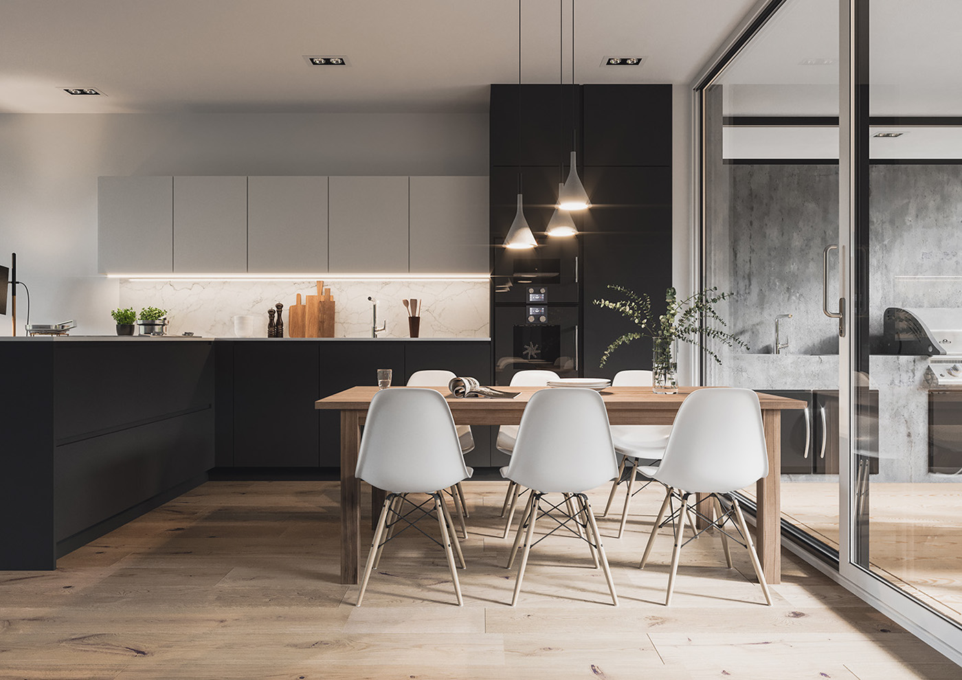 芬兰住宅区可视化设计-6