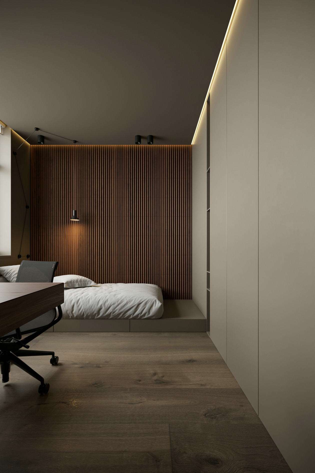 高级黑色系住宅-22