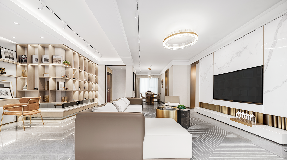 德沐设计打造合肥力高大发·君御天下现代人居空间-11