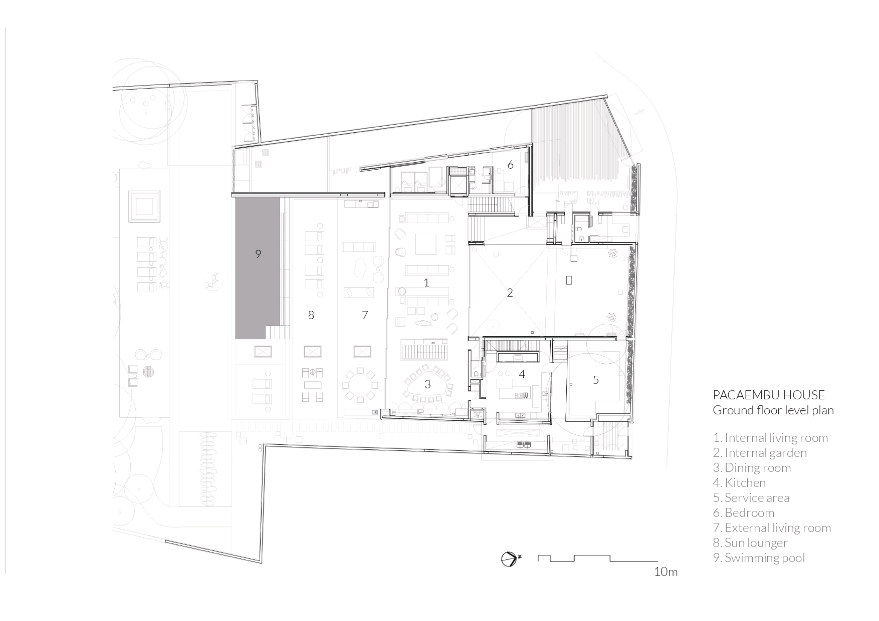 帕卡恩布别墅丨巴西圣保罗丨Studio Arthur Casas-48
