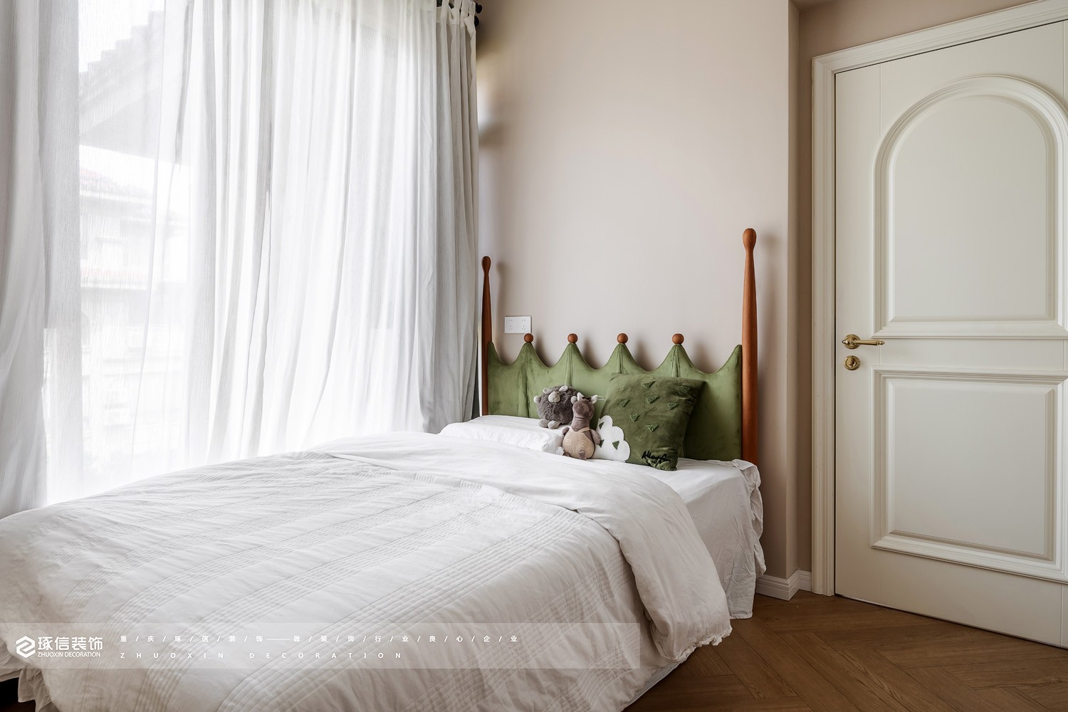 123m² 简约至美,品味法式风丨琢信装饰-30