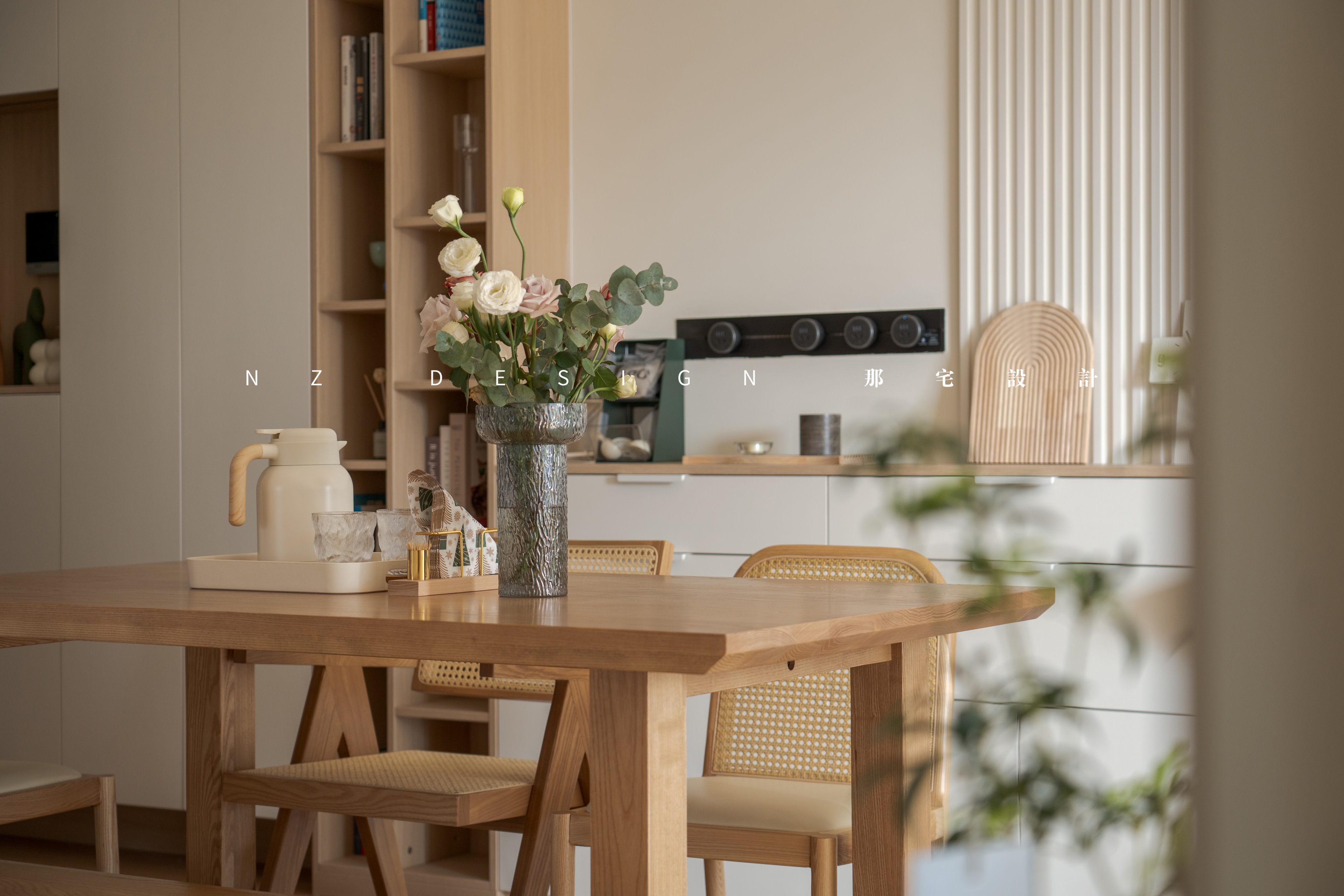 日式原木风家庭空间设计丨中国深圳丨那宅设计事务所-48