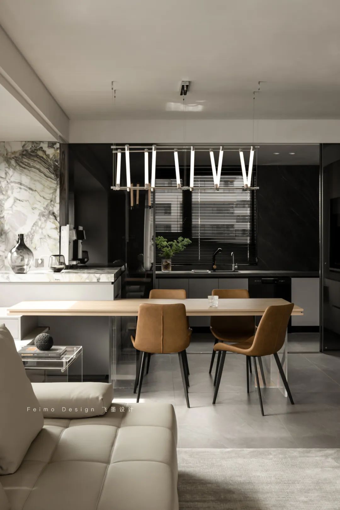 合肥 133㎡现代风家居设计丨中国合肥丨飞墨设计组-37