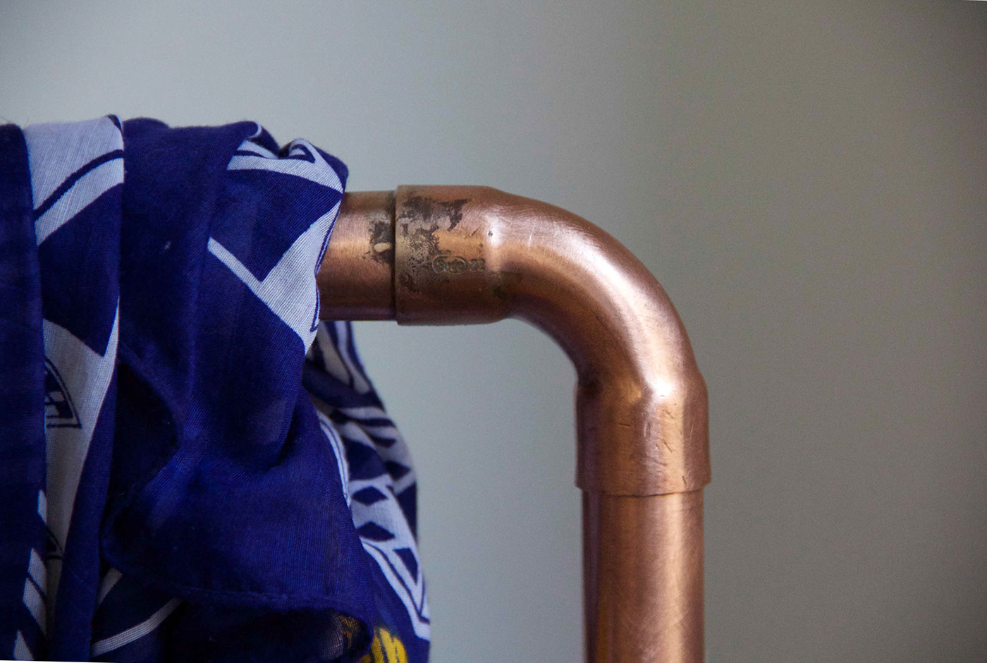 Copper Clothes Rail-2