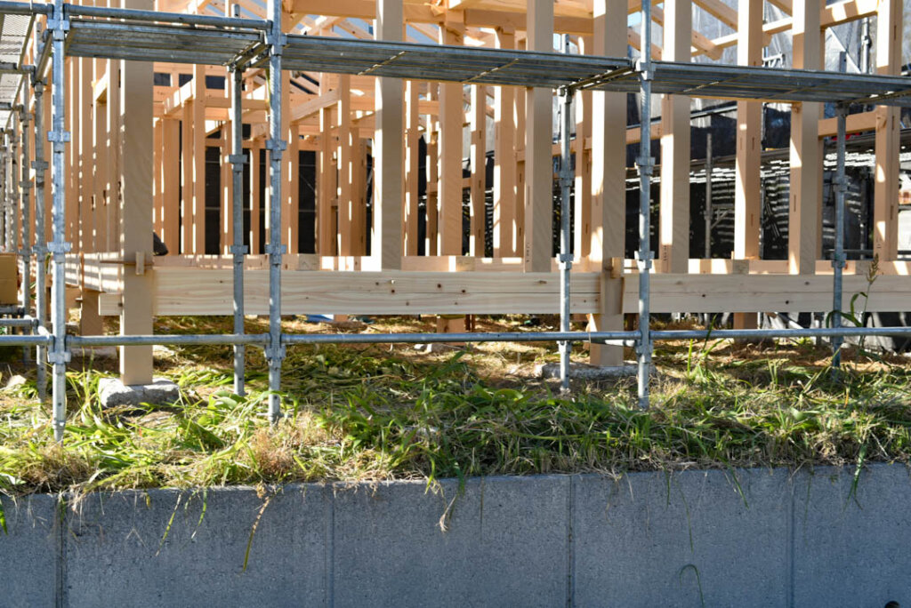 根の上の石場建て８　建前丨水野设计室-79