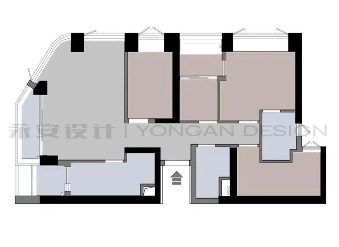 永安实景丨东海富汇豪庭107m²【设计让非常规空间重新涅槃】-37