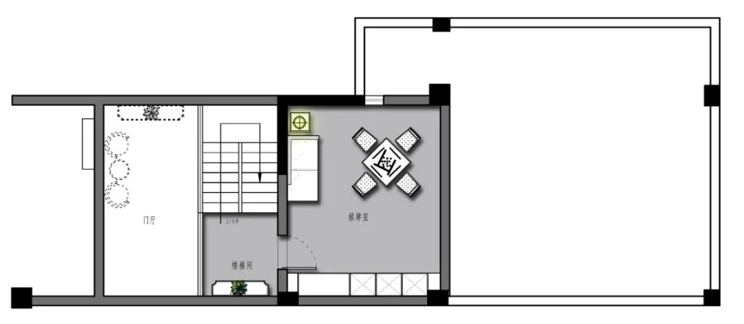 【案例】形与型的切割融合：沉浸式体验320㎡四居如此有气质！-27