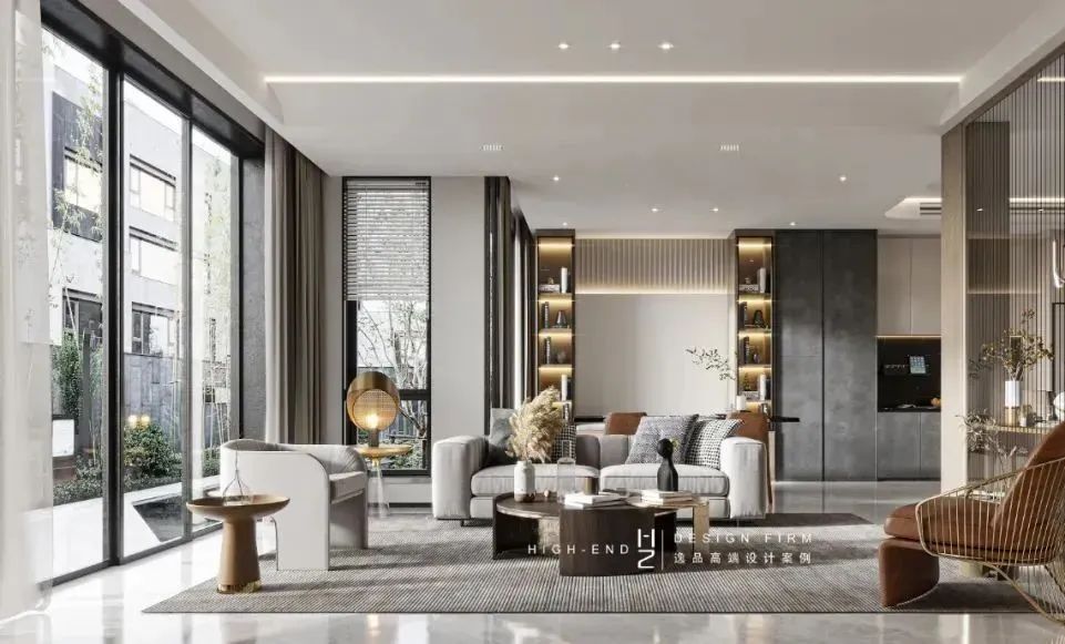 红树湾 400㎡现代简约住宅丨逸品装饰·张达-83