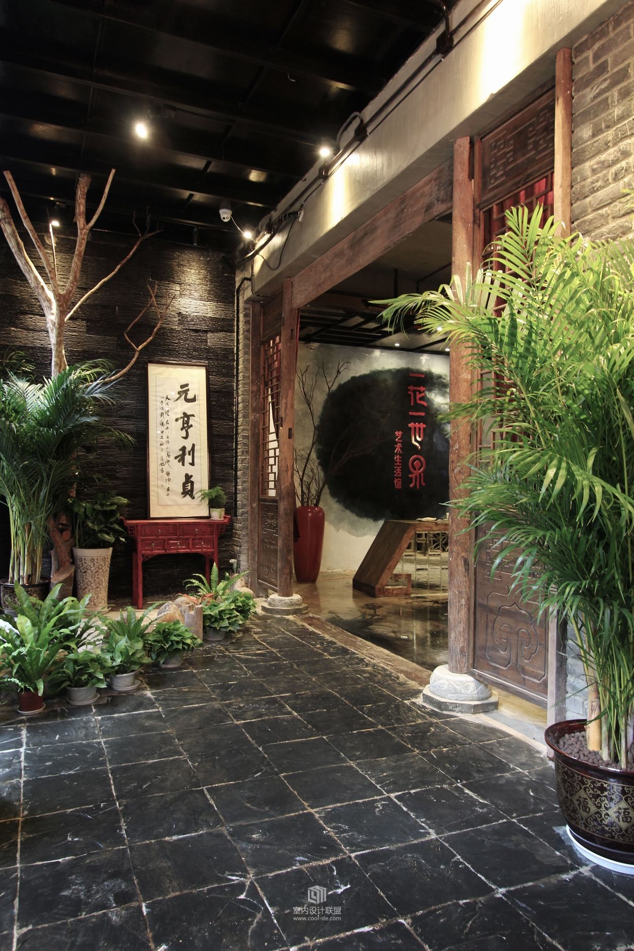 九门堂设计--广西南宁市一花一世界艺术生活馆办公休闲空间-2