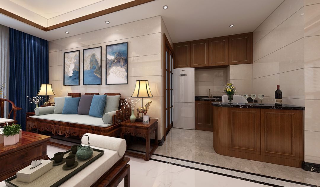 124㎡新中式丨申建伟：以人为本，格局为骨，造型为表！-38