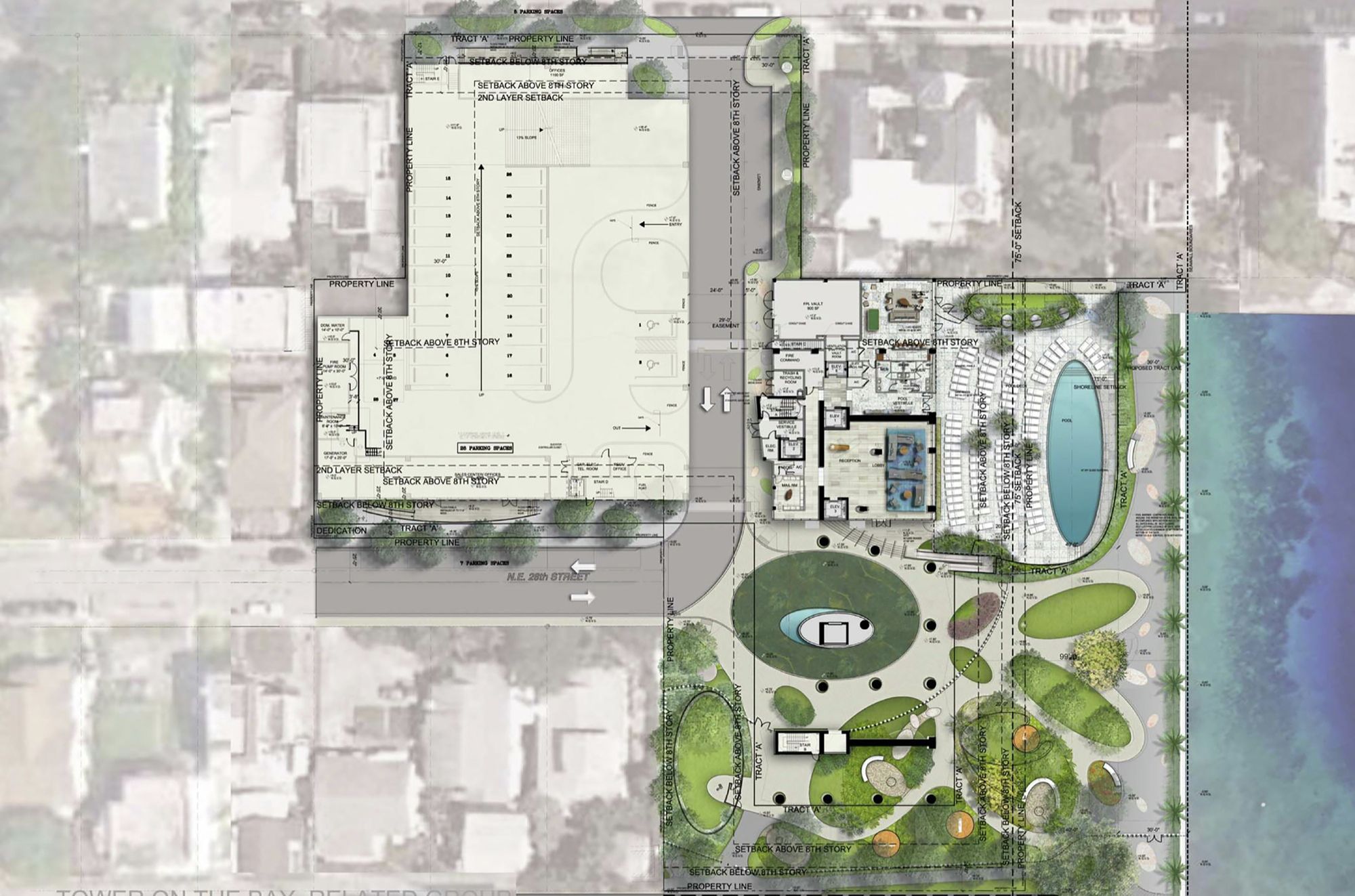 Miami 地标 Icon Bay | 空中花园与城市景观的完美融合-18