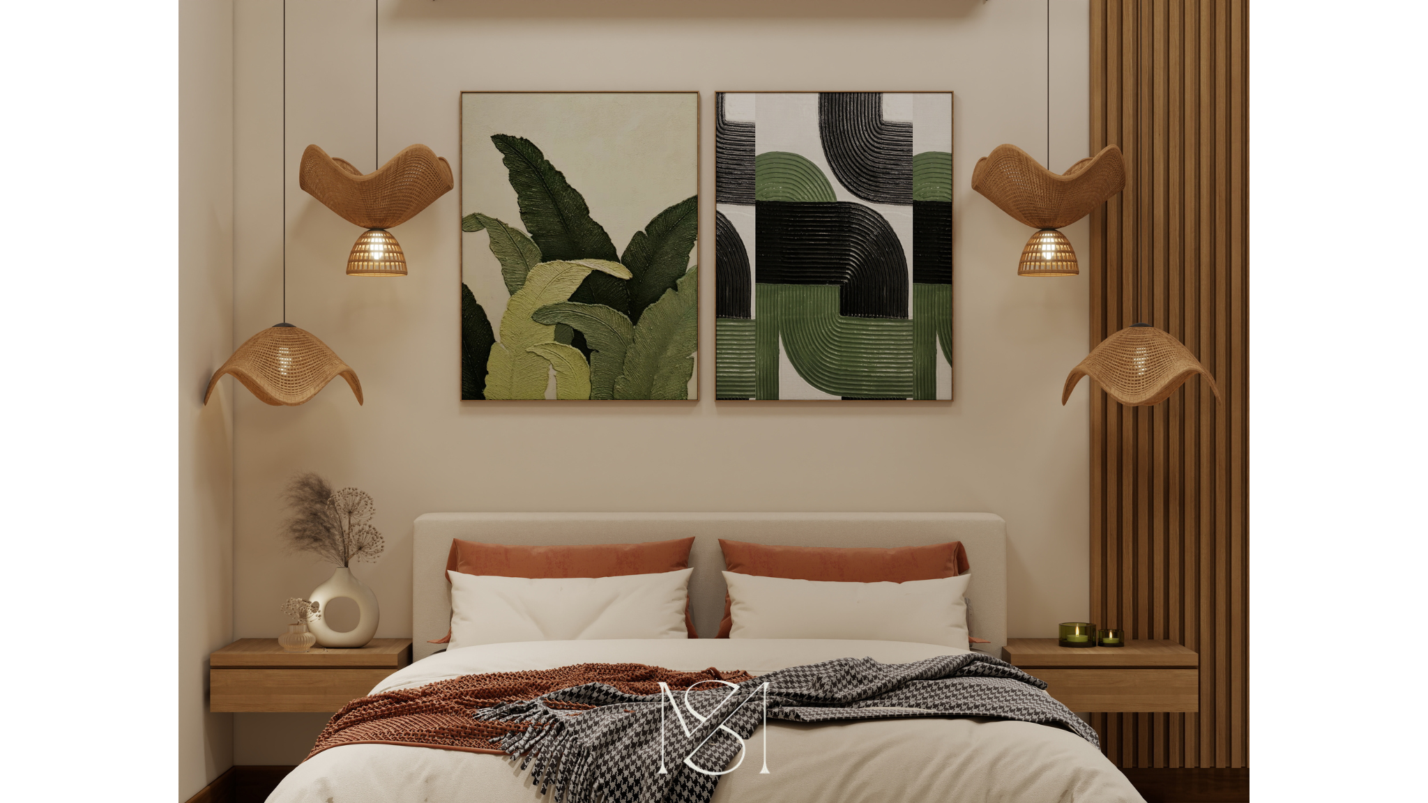 Boho Style Bedroom Design-1