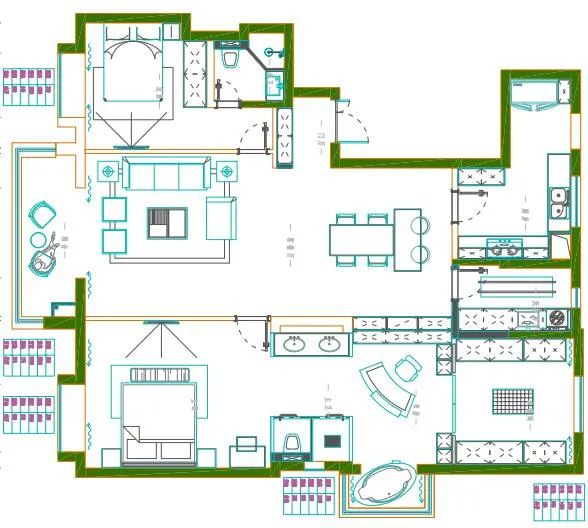 小户型扩充空间秘籍，128m²变 256m²的惊艳设计-9