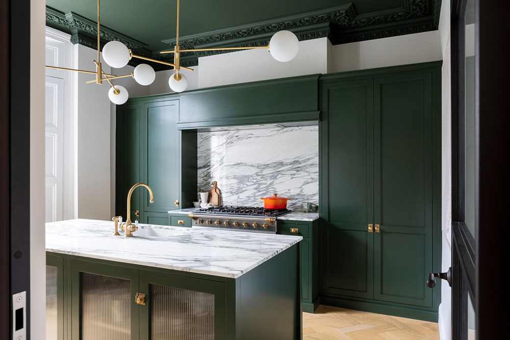 伦敦优雅维多利亚式公寓的现代改造-8