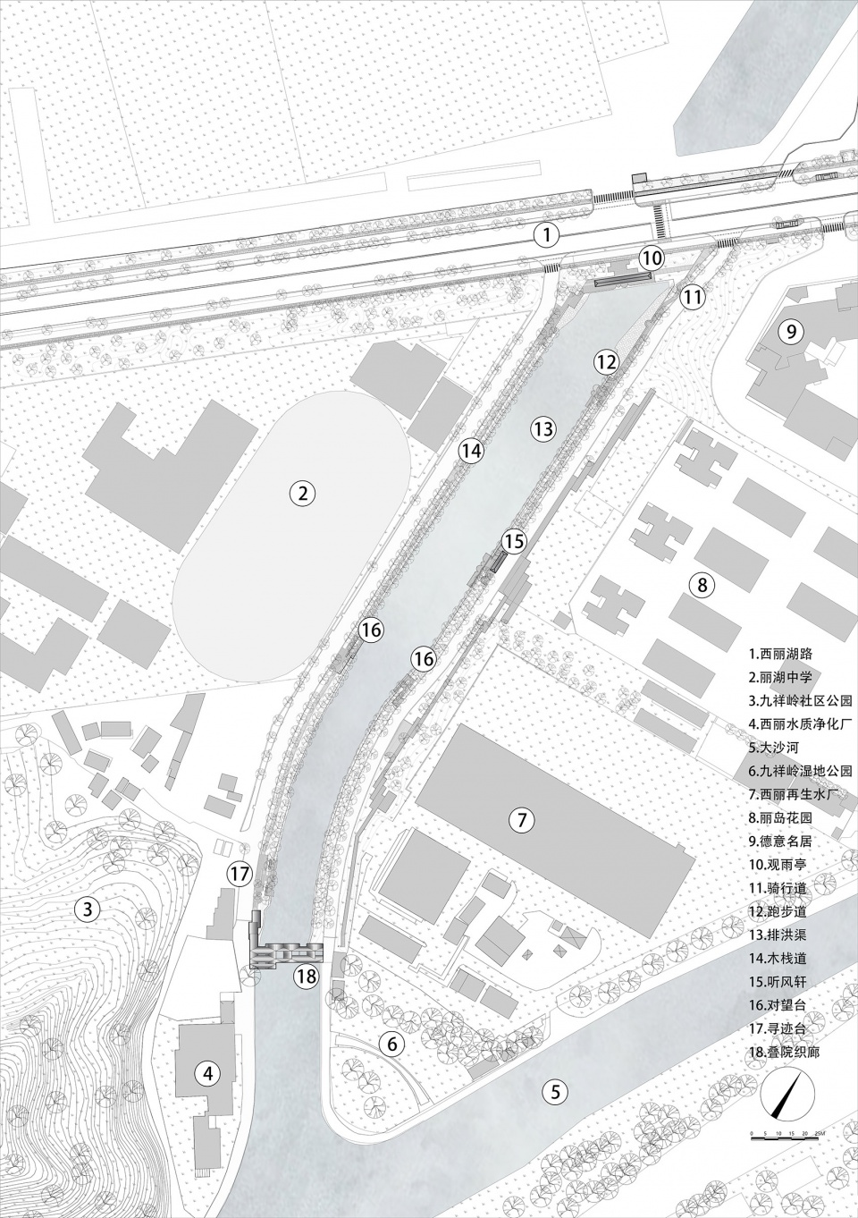 西丽水库排洪渠段绿道丨中国深圳丨同济原作设计工作室-69