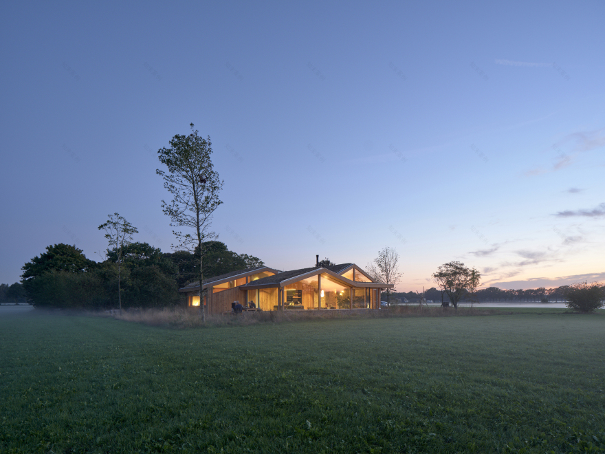 草地上的房子丨荷兰丨Team Tonbo-41