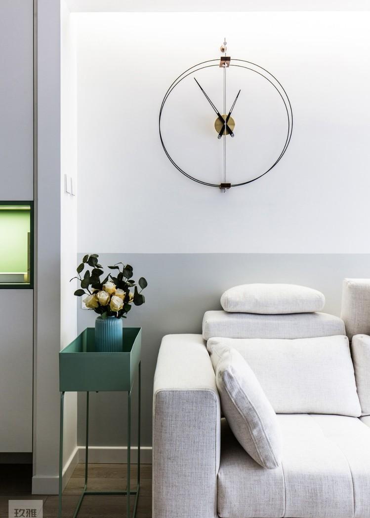 全能格局,珊瑚橘色点缀的玖雅平层设计-49