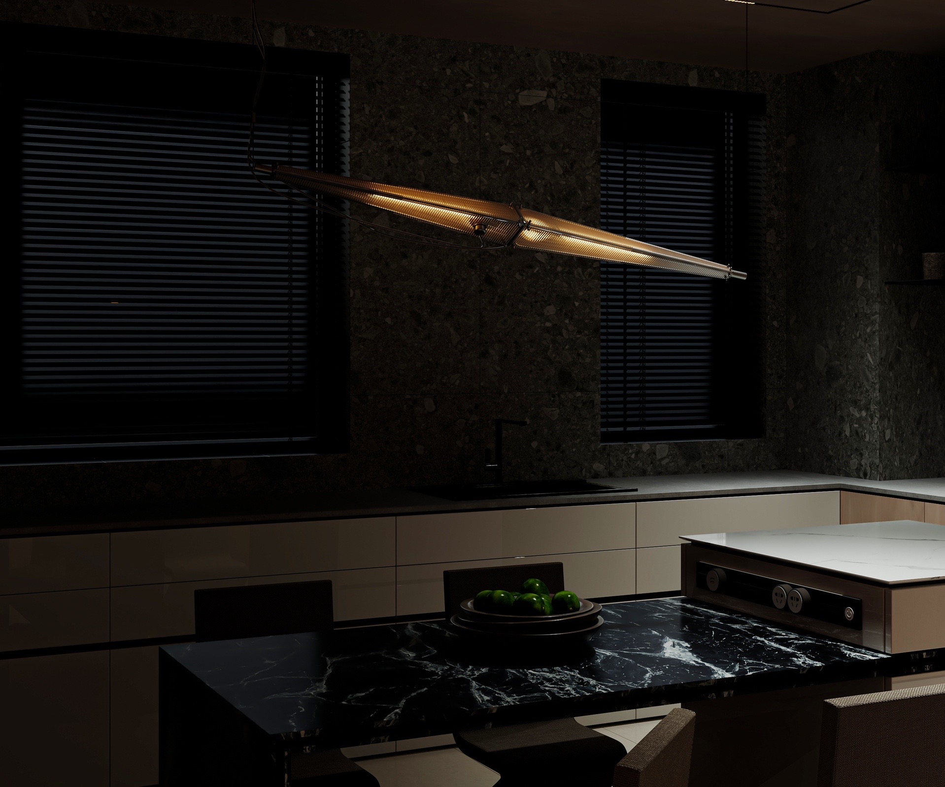 现代原木加水磨石平层套房-0