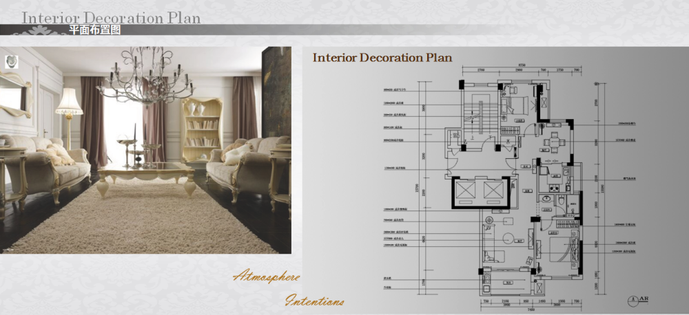 16套新古典风格样板间软装搭配设计案例-33