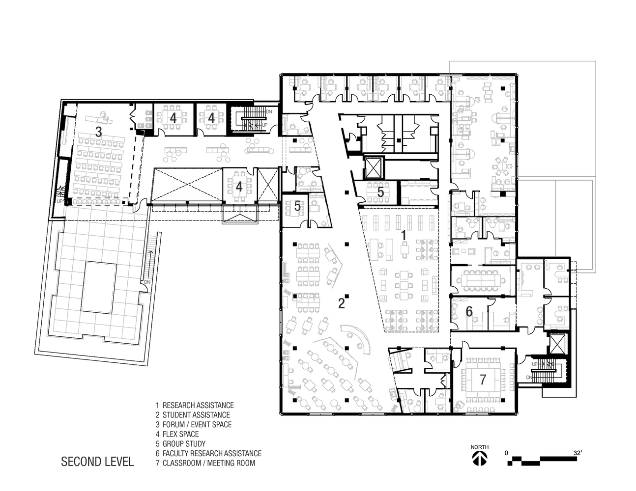 美国科罗拉多大学塔特图书馆扩建-38