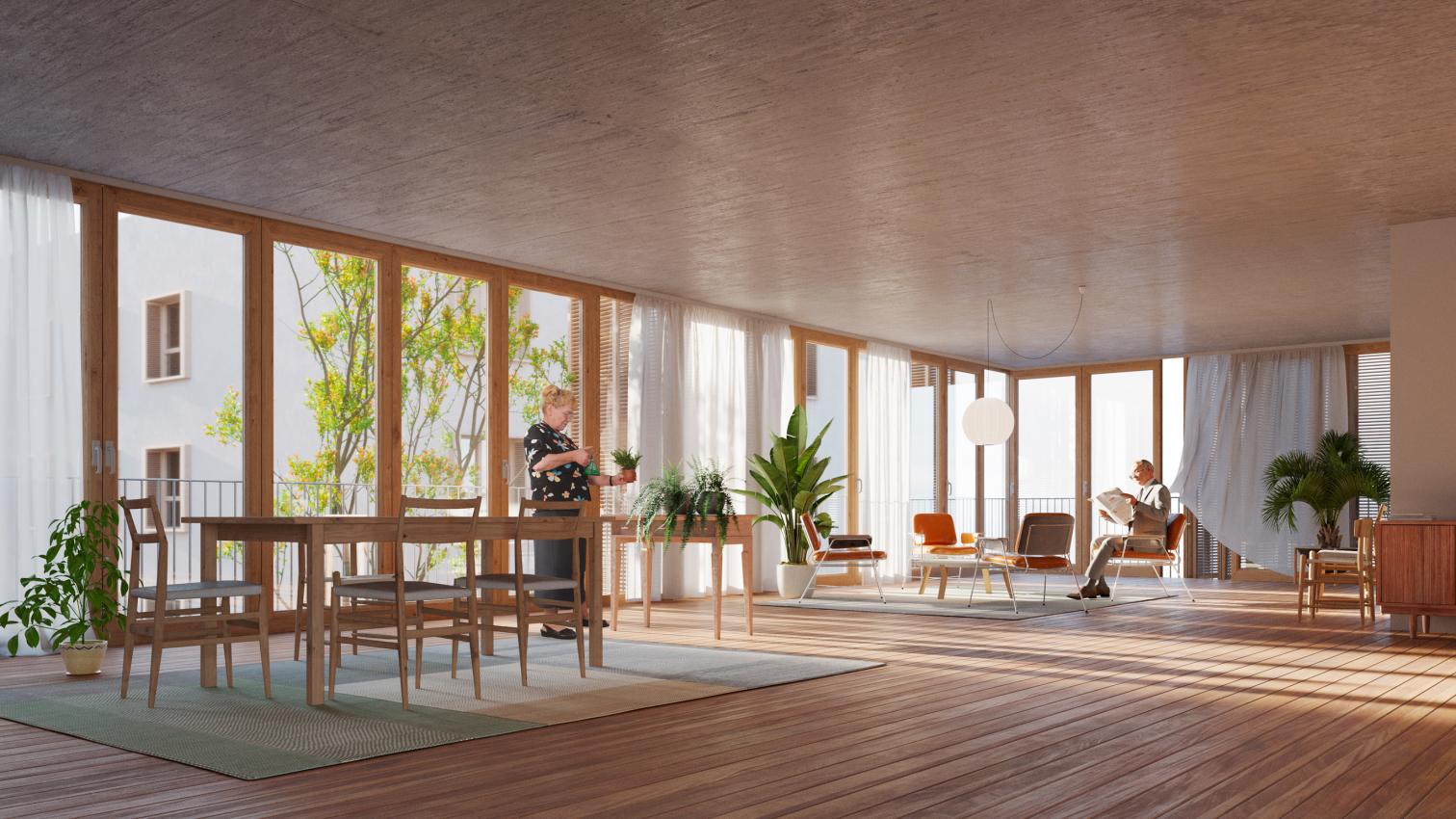 洛杉矶兰诺斯老年公寓丨西班牙马德里-6