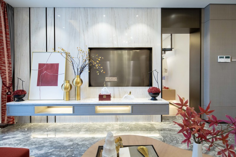融侨郑州中晟悦城东苑样板间 | 现代东方意境的完美呈现-64