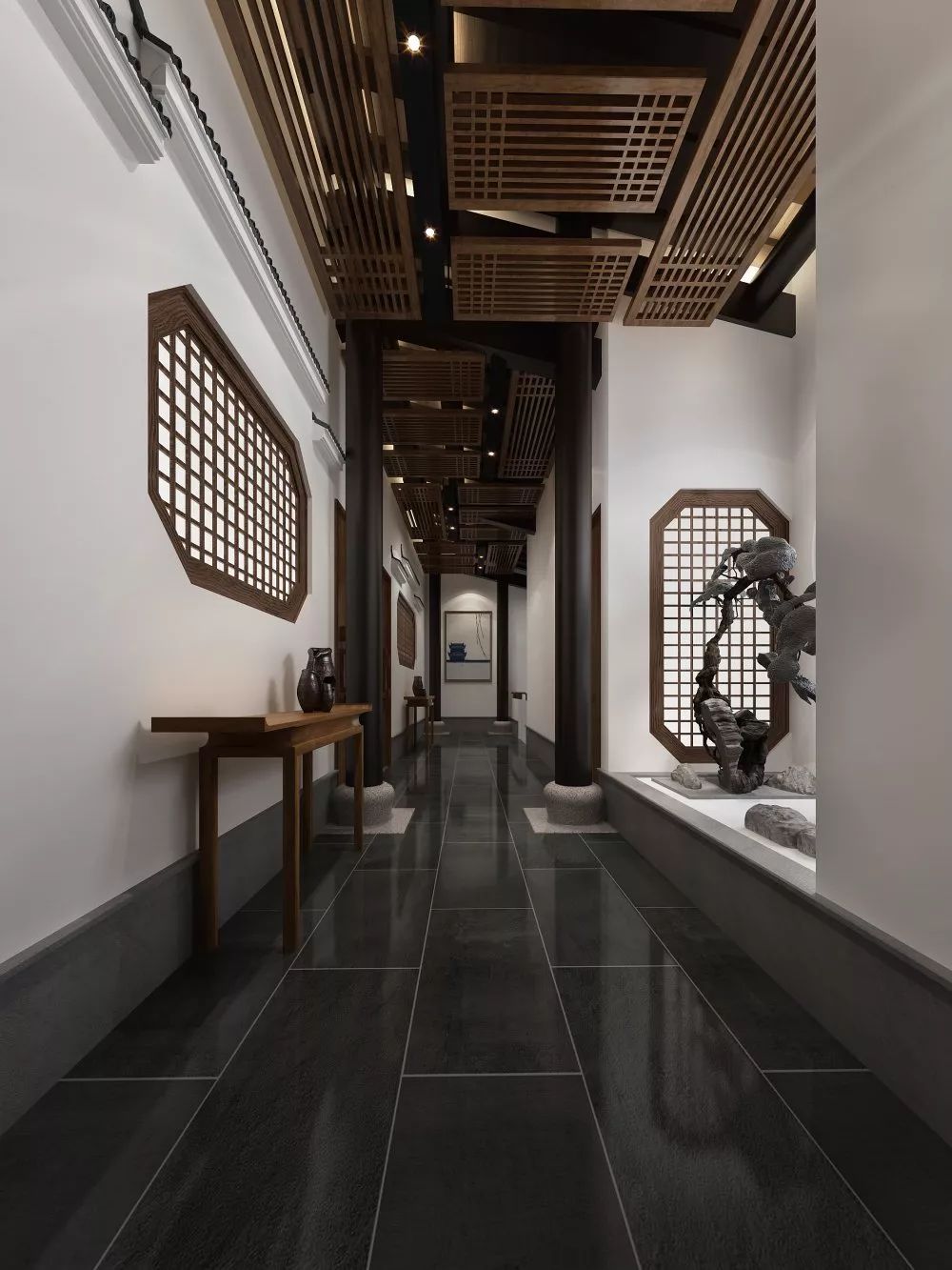 壹木装饰丨中匠茶叶 | 宁静茶香,上下杭间的雅致空间-26