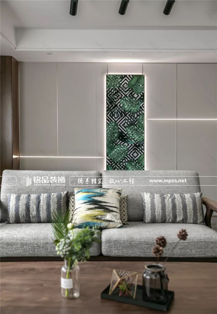 130㎡北欧原木风,都市绿意生活的哲学-37