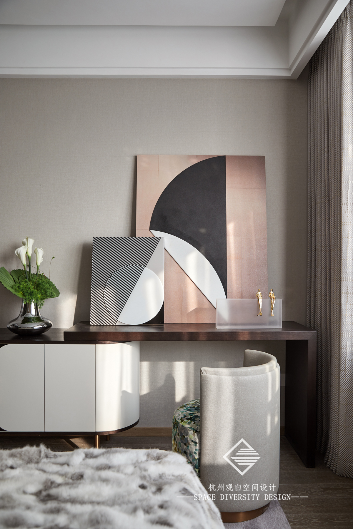 济南·高铁黄金城样板间丨中国济南丨杭州观白室内设计有限公司-25
