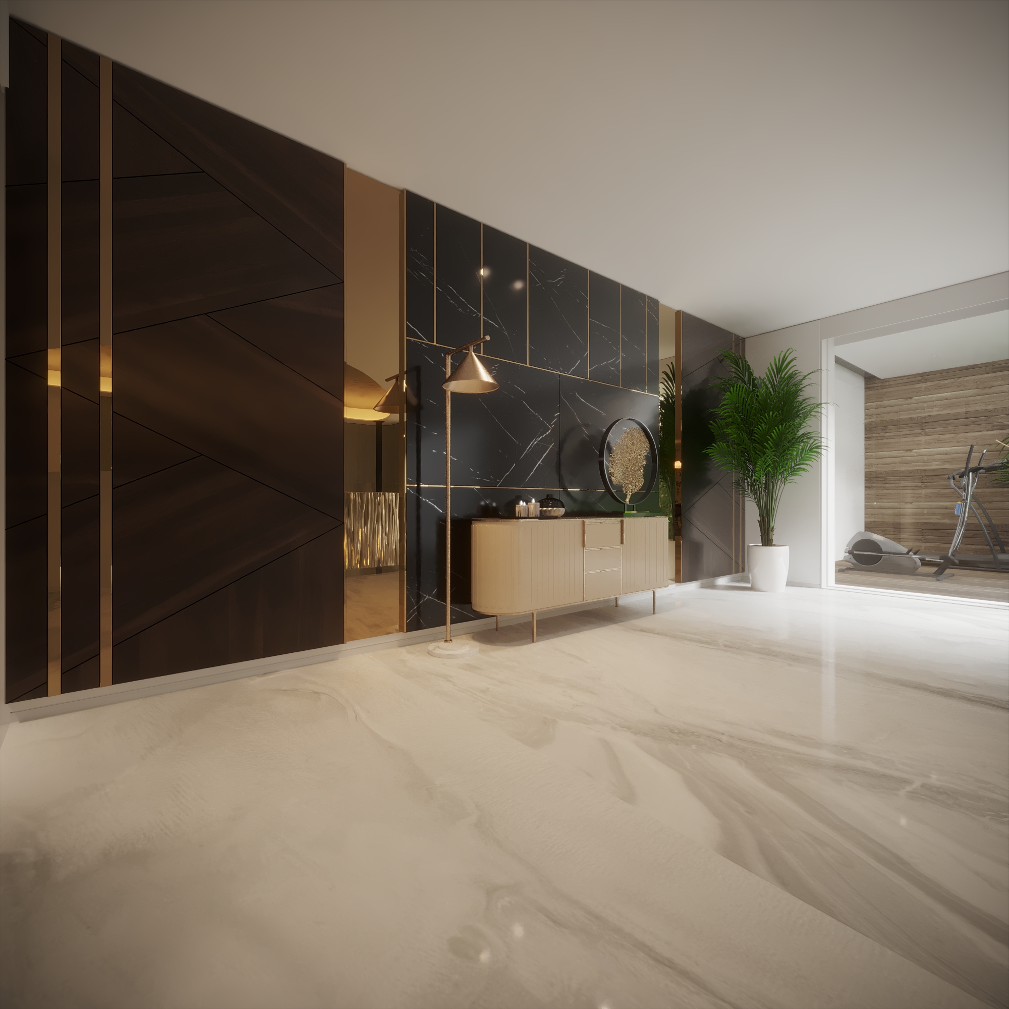 Villa Reception and Living Room and Kithcen Room 2023-13