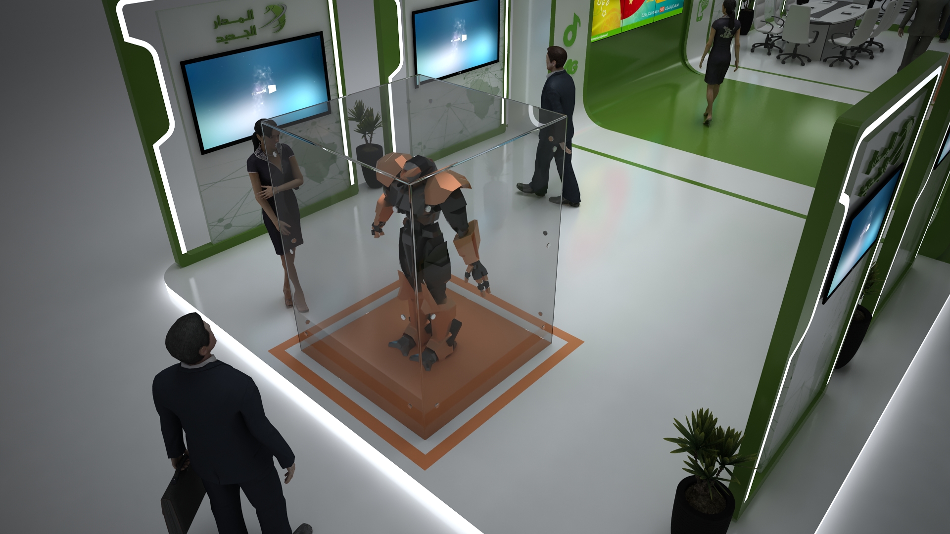 Al-Madar Al-Jaded Booth Libya Tripoli 2021-6