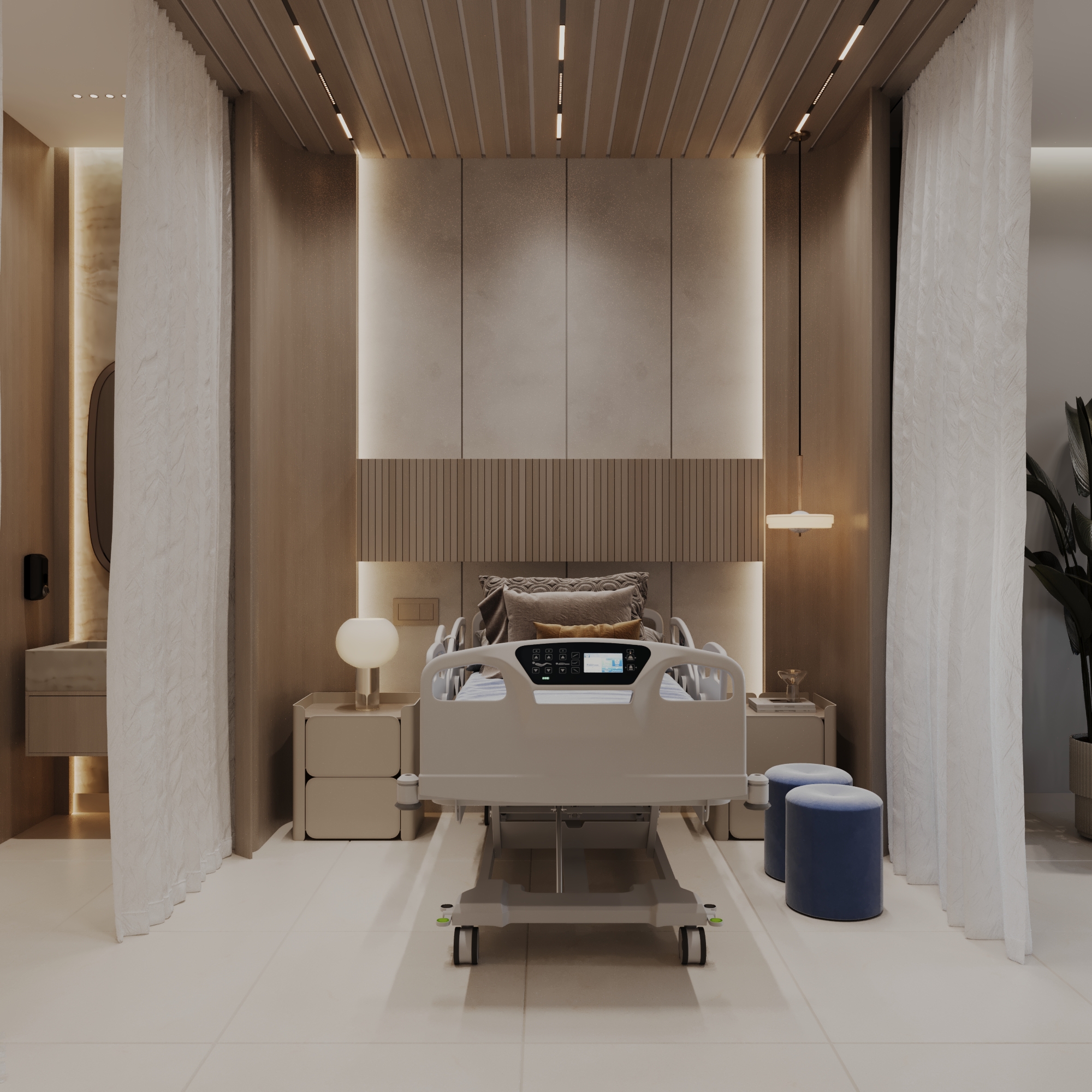 病房；医院病房；医院房间（根据常见语境，病房更常用）丨Salma Elwakiel-12