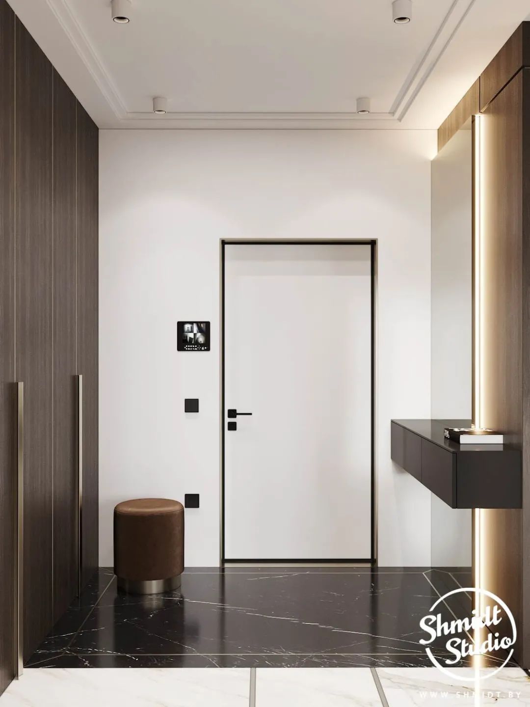 轻奢高级灰公寓丨俄罗斯设计工作室 Gennady Shmidt-14