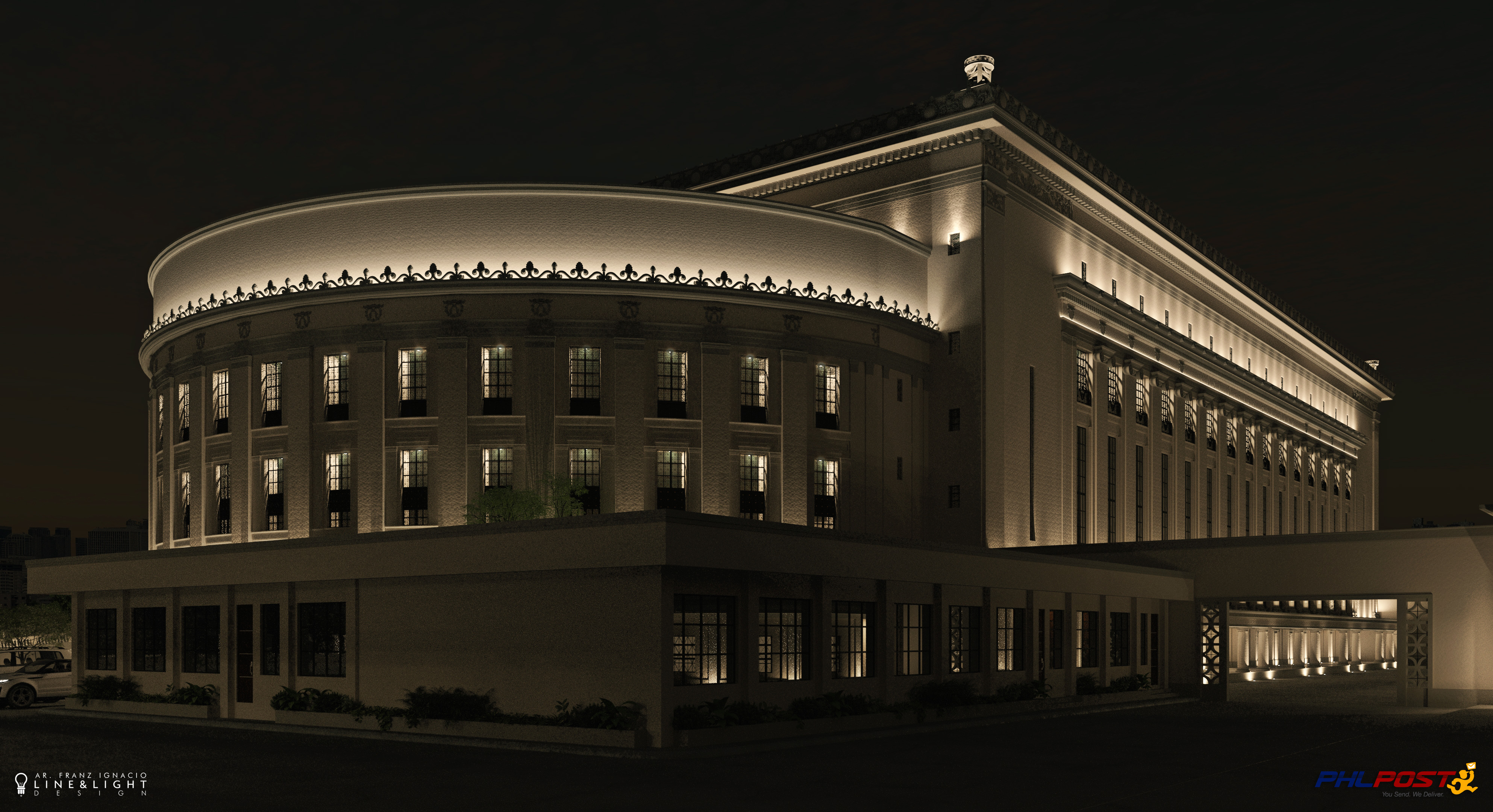 Manila Central Post Office Buidling - Night Renders-2