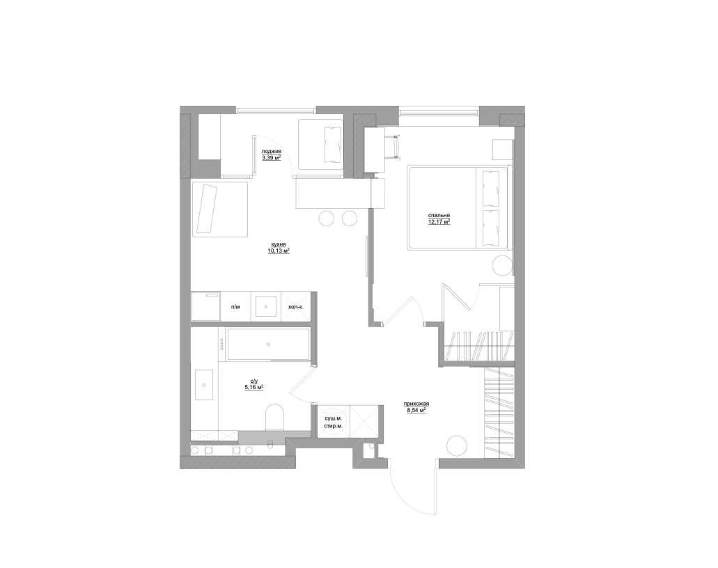 TS 广场公寓丨俄罗斯丨Artem Babayants Architects-44