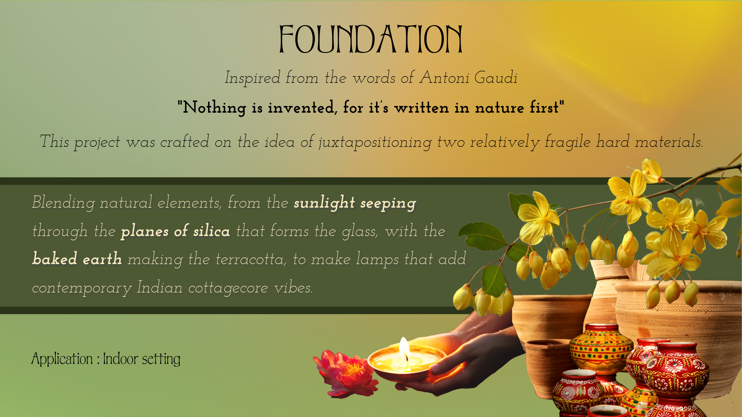 Indian cottagecore lamps - Cluster craft project-1