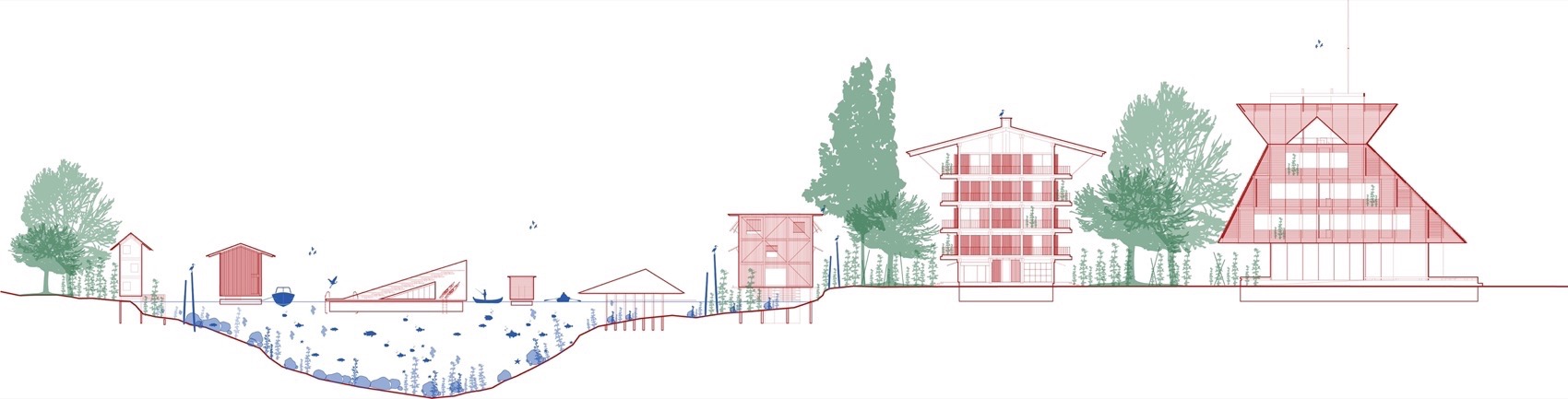 上海游艇俱乐部馆概念方案丨中国上海丨Haptic Architects-51