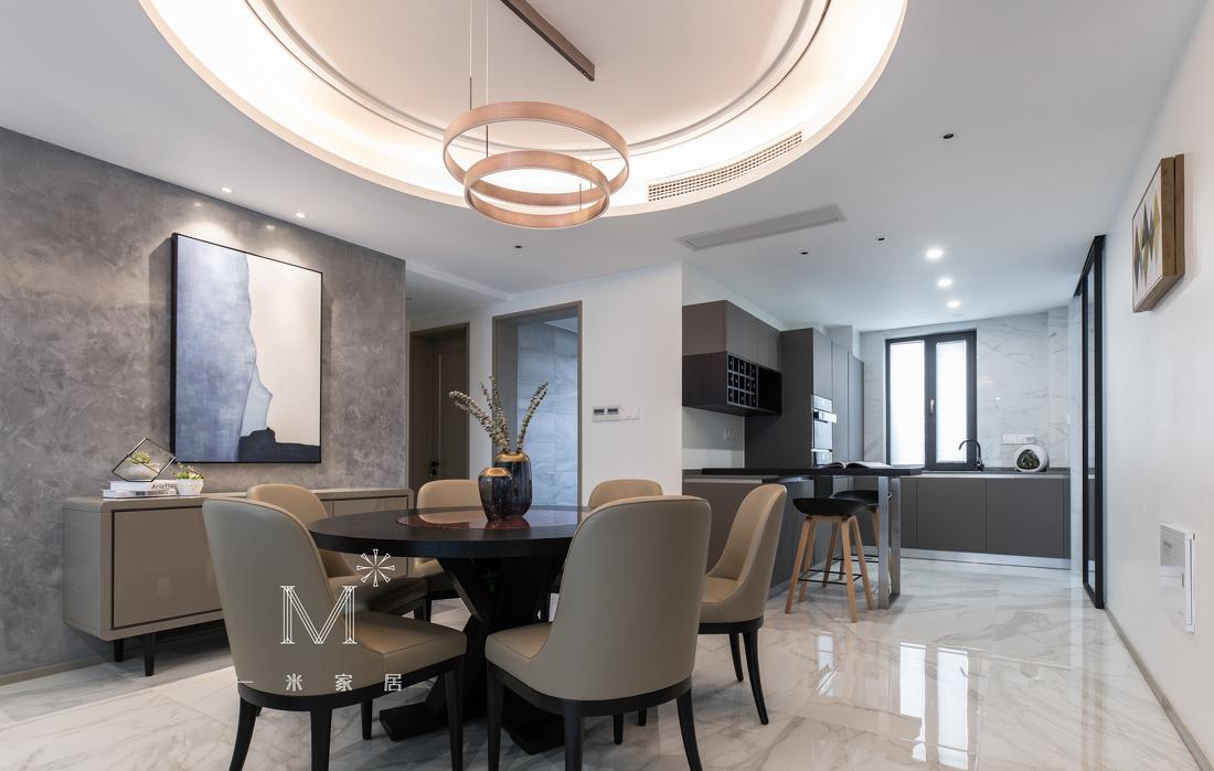 平层丨【一米家居】生活的样子 160m²现代风-4