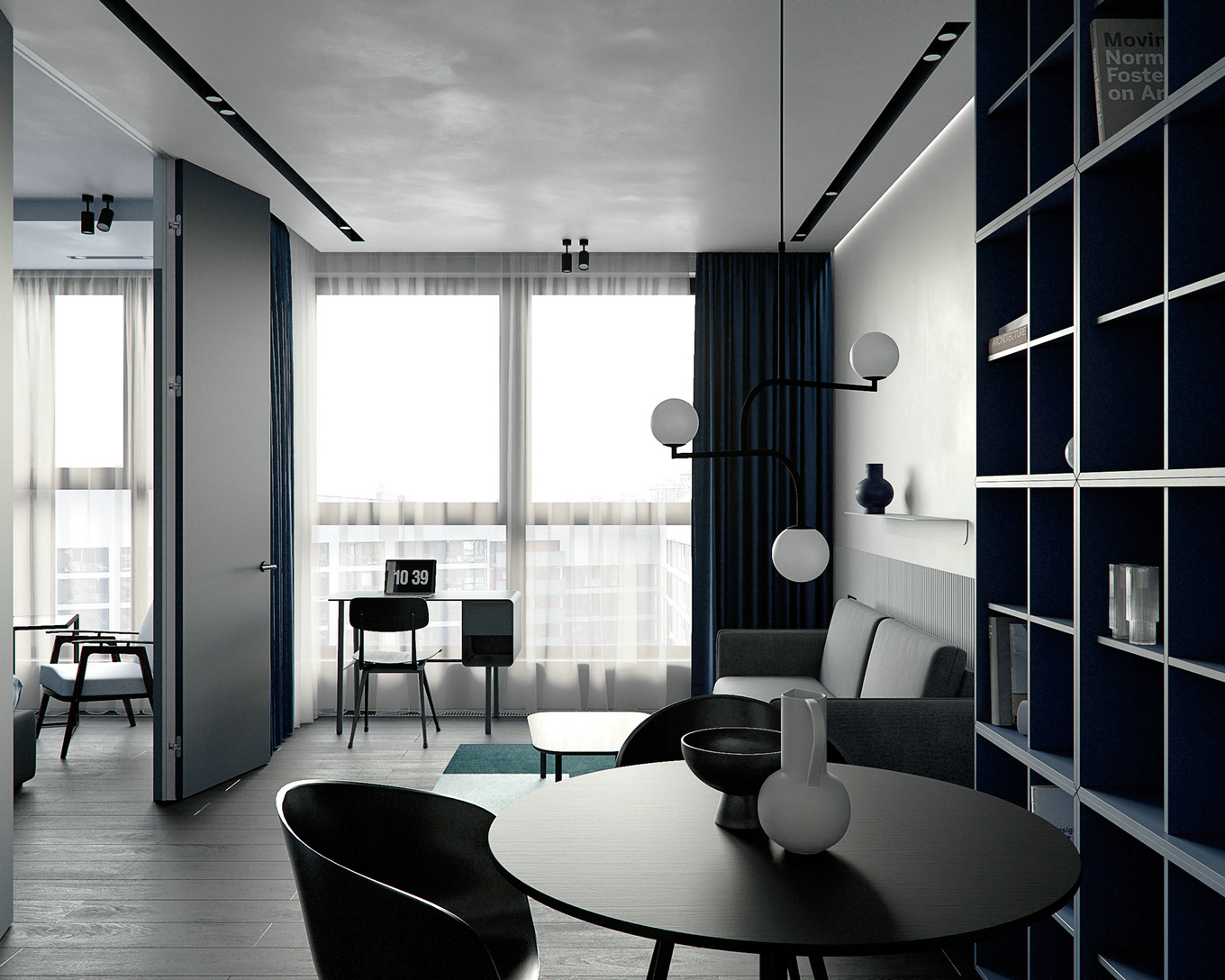 莫斯科 2019 舒适生活美学宅设计-4