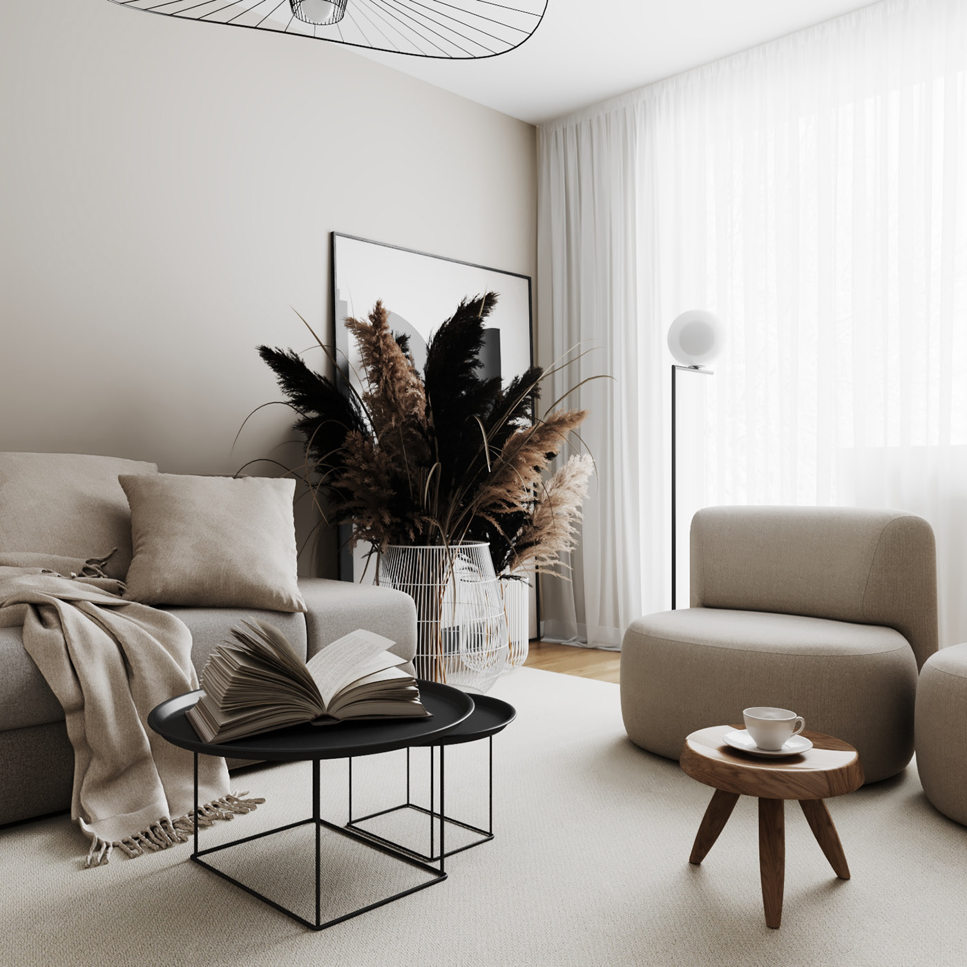 中性色系住宅丨中国-1