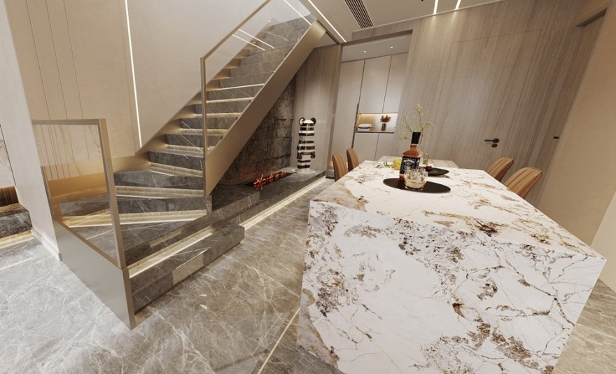 轻奢+法式混搭私宅丨中国重庆丨重庆俏业家装饰-43