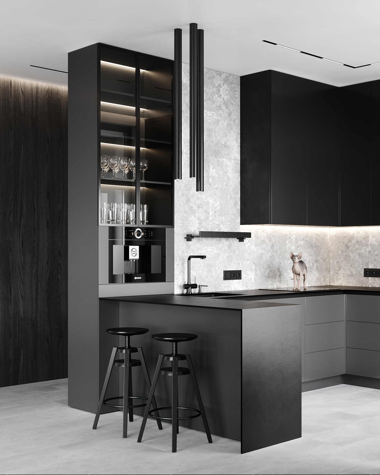 Black and White 室内设计丨z.point-10