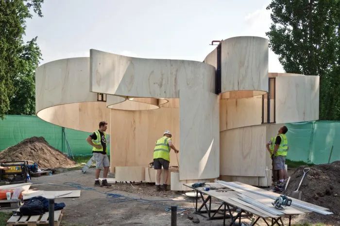 伦敦蛇形凉亭丨英国伦敦丨Barkow Leibinger-21