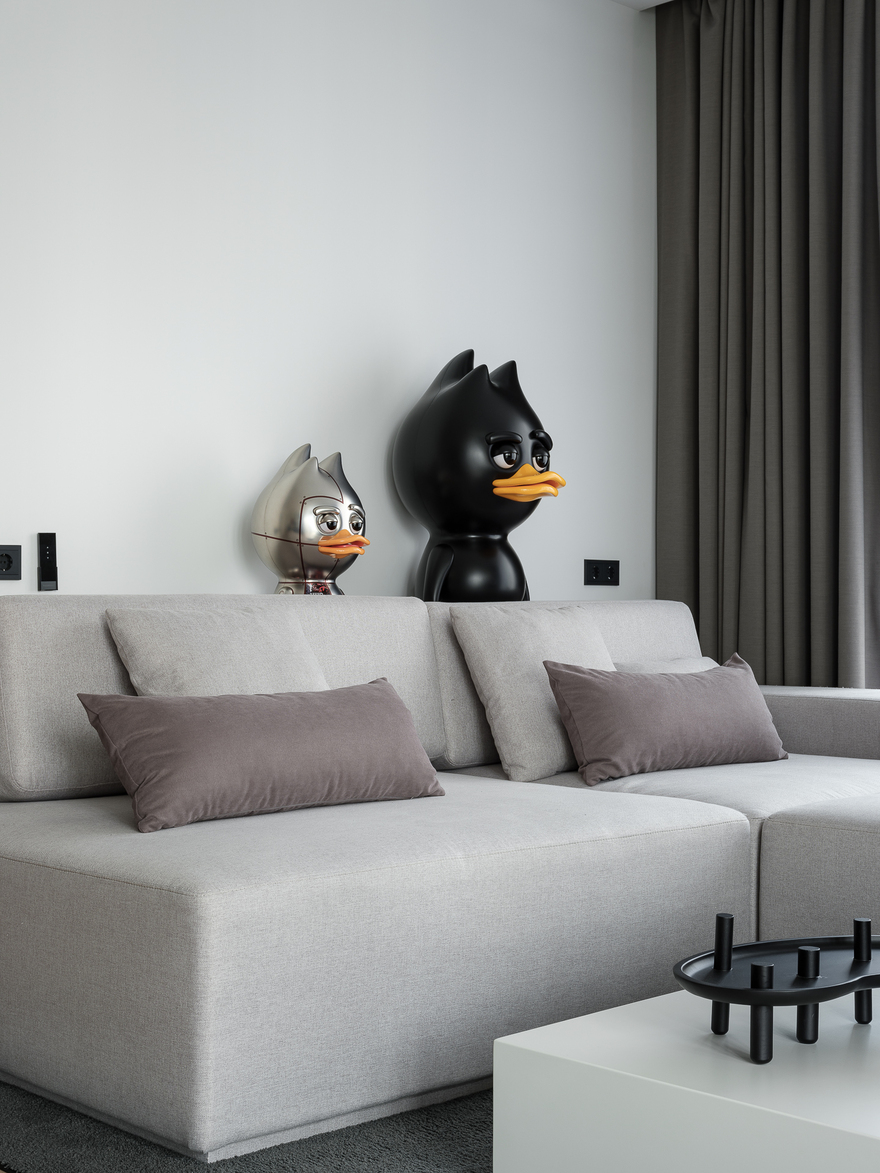 Дизайн квартиры с открытой планировкой площадью 100 кв. метров-1