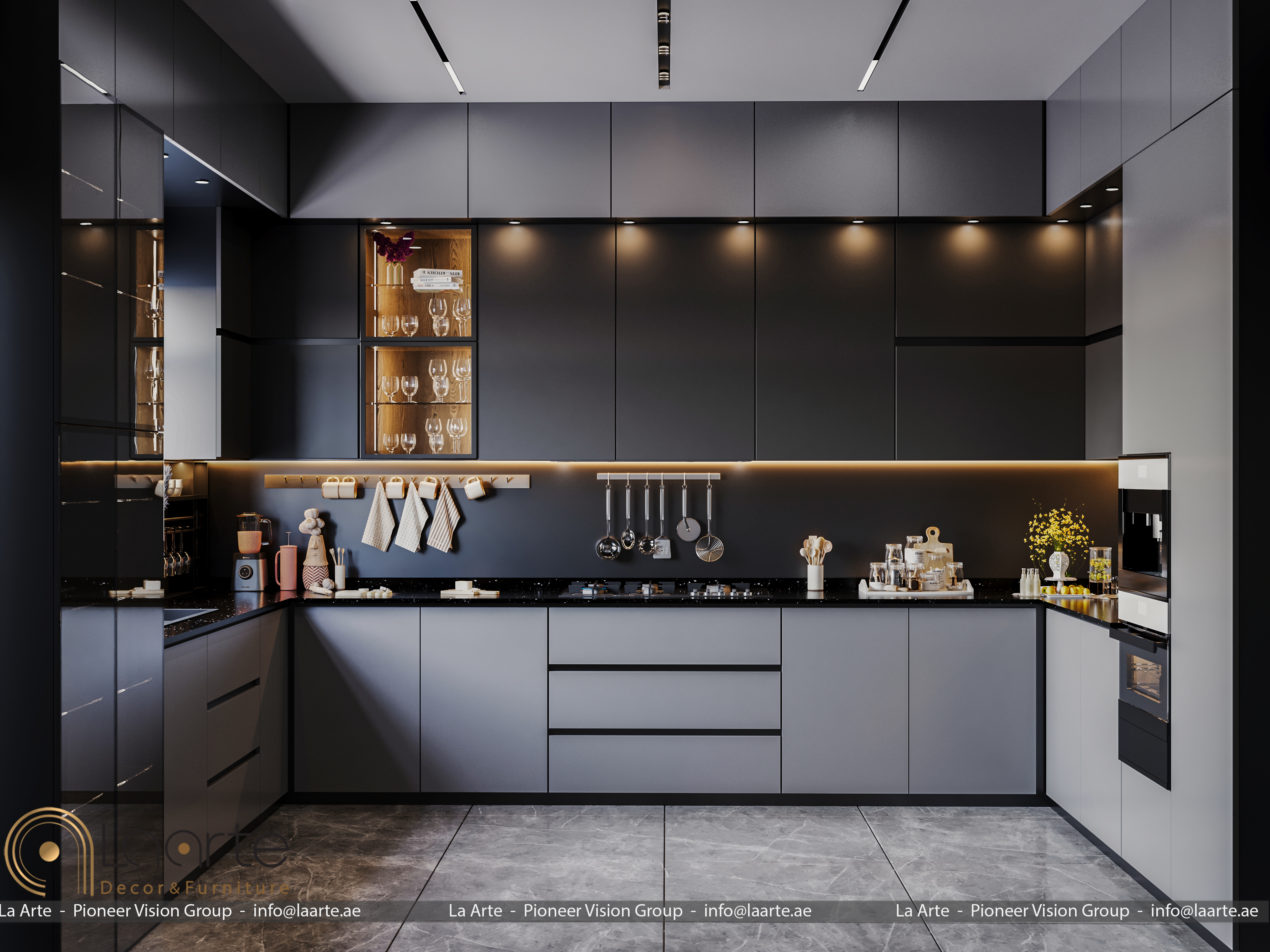 阿联酋的现代厨房丨阿联酋丨laarte.ae-6